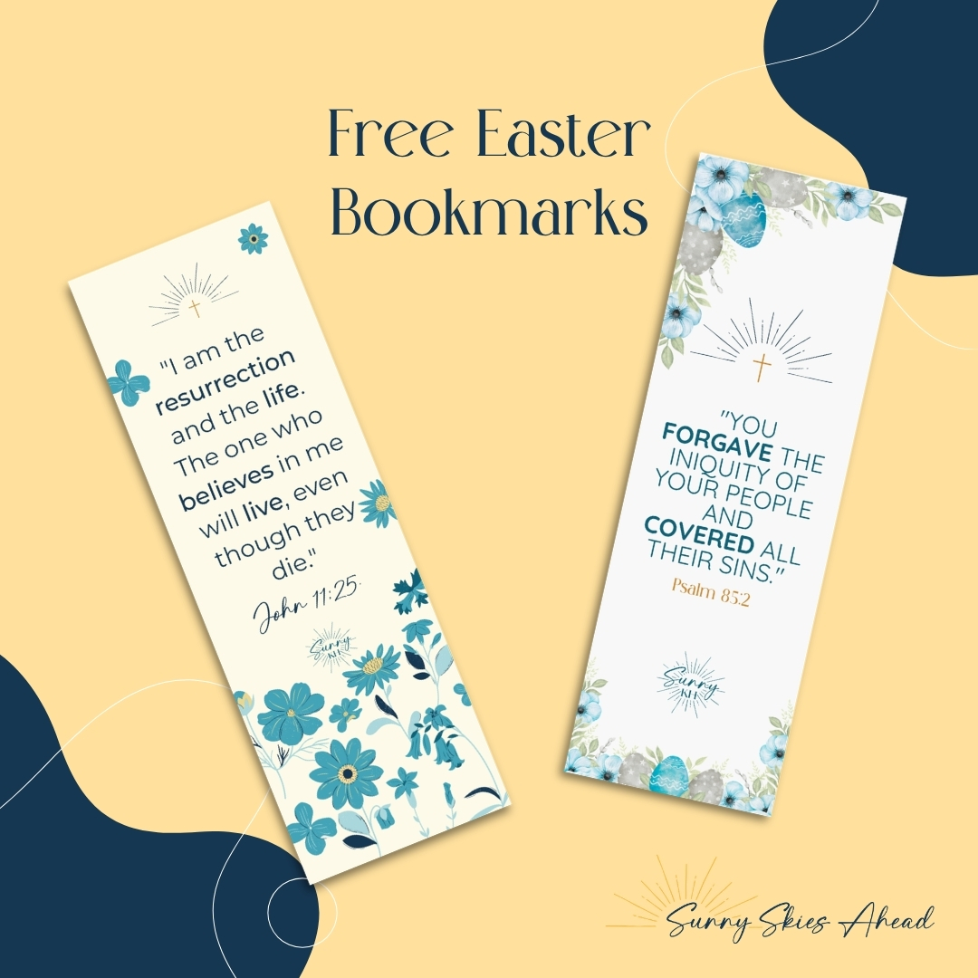 Free Easter Bookmarks Sign Up to Receive My Monthly Newsletter And Your Free Easter Bookmarks!